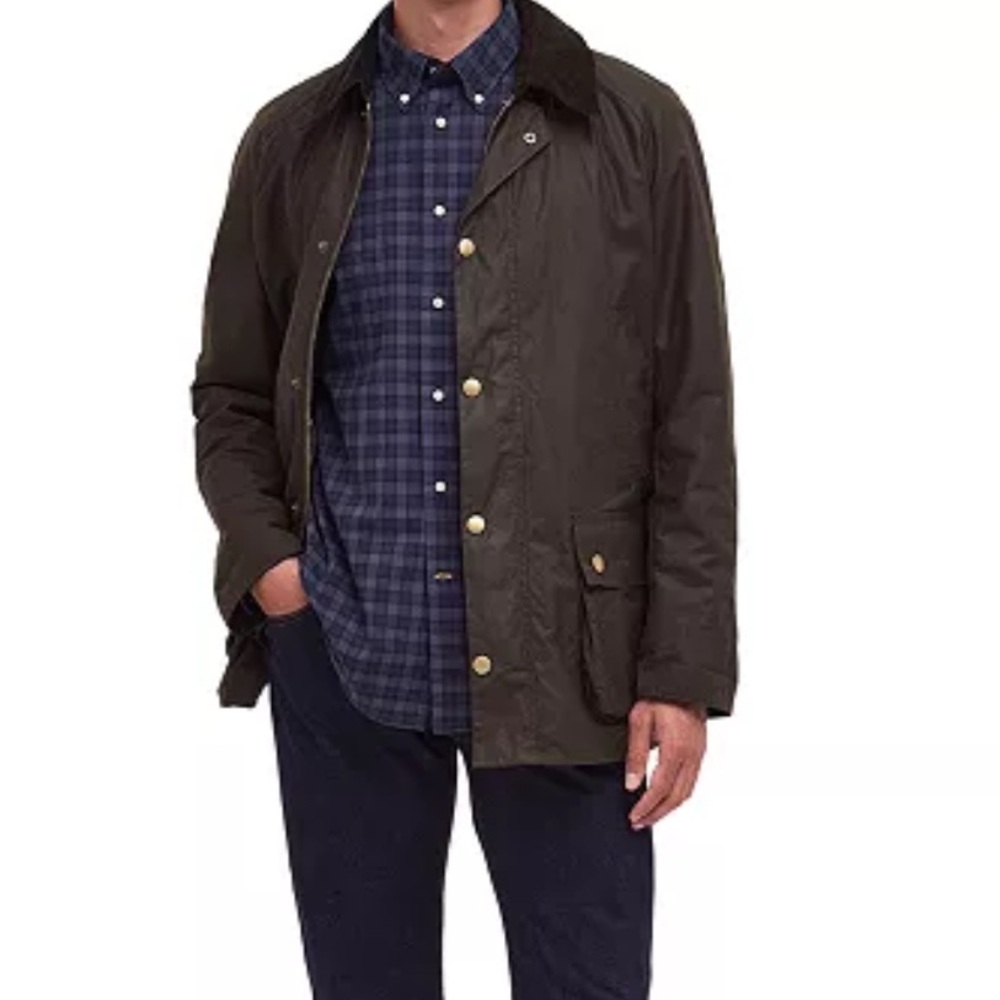 Barbour Men's Ashby Wax Jacket Size Large